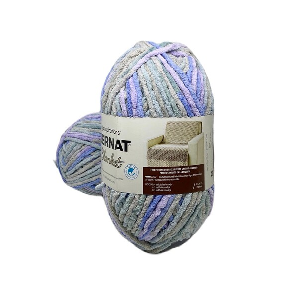 Bernat Yarnspirations Blanket Yarn “Overcast” (2 Skeins) - Picture 2 of 4